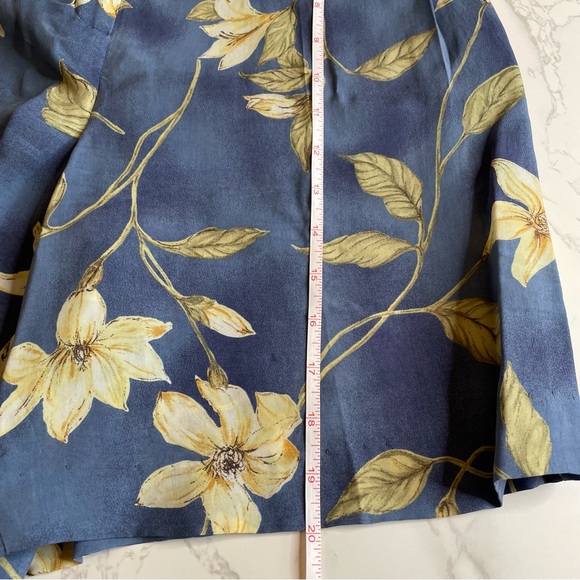 Bobby Jones Vintage Floral Sleeveless Button Down Matching Shorts Set | Size 6 - Picture 10 of 15